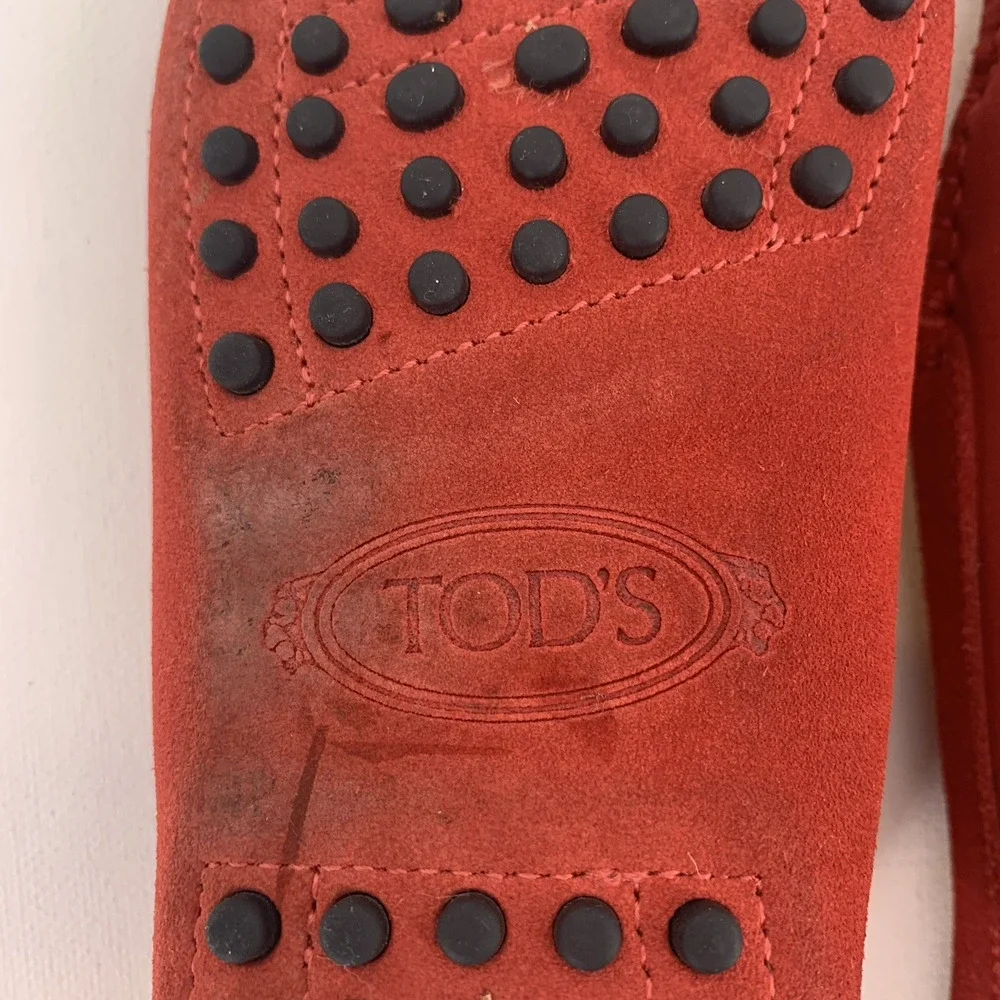 TOD'S Gommino Suede Driving Loafers Size 36.5 US 6.5